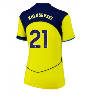 Tottenham Hotspur Dejan Kulusevski #21 Tercera Equipación Mujer 2025-26 Manga Corta